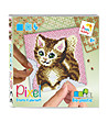 Креативен комплект мозайка Classic с коте-0 снимка