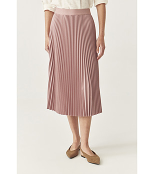 Плисирана пола в розово Farida снимка