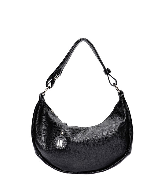 Дамска чанта за рамо в черно снимка