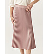 Плисирана пола в розово Farida-4 снимка