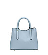 Светлосиня чанта Celeste с дълга дръжка-0 снимка