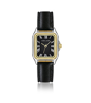 Черен дамски часовник с черна каишка Palermo снимка