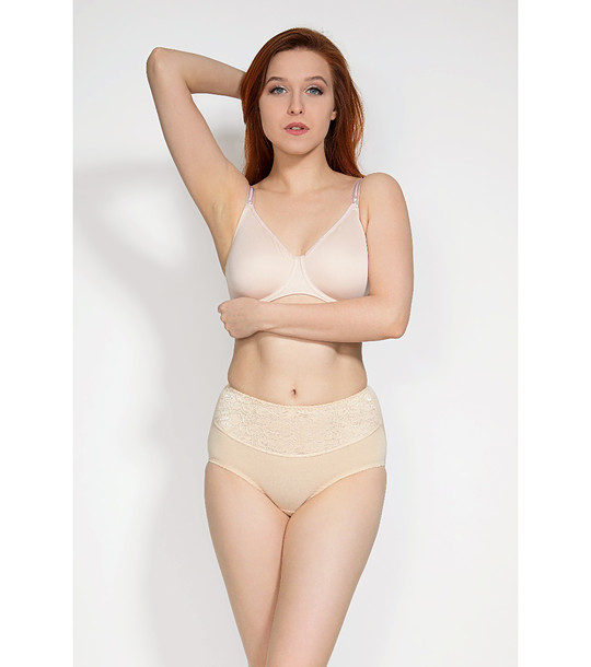 Бежови оформящи бикини с висока талия ALA снимка