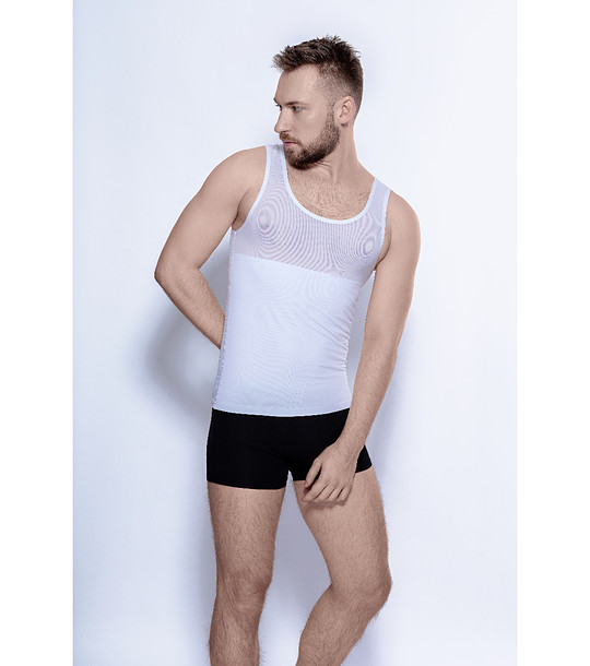 Бял мъжки стягащ потник 170-180 см снимка