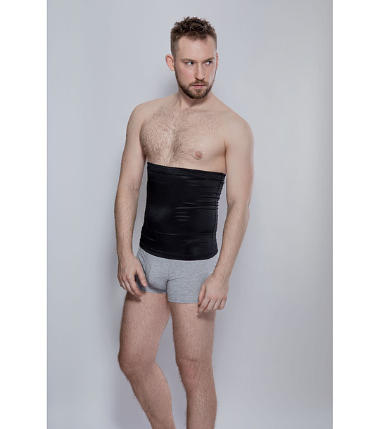 Черен мъжки стягащ колан PAS снимка