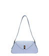 Светлосиня раменна чанта с метална катарама CELESTE-0 снимка