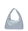 Светлосиня чанта тип hobo-0 снимка