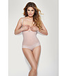 Стягащо боди в розов цвят с тънки презрамки GLAM-0 снимка