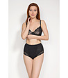 Черни бикини с висока талия ELA с оформящ ефект-0 снимка