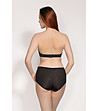Бикини с памук с висока талия LENA в черно-1 снимка